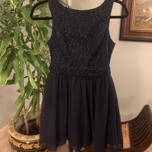 Navy Blue Junior Dress Size 3